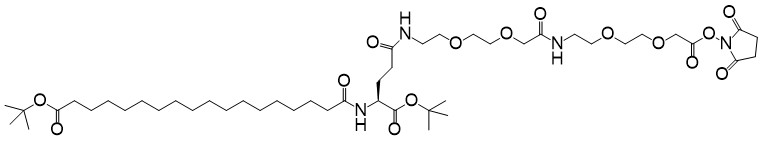 Octa(OtBu)-Glu(AEEA-AEEA-OSu)-OtBu