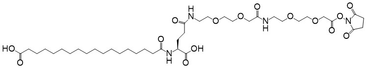 Octa-Glu(AEEA-AEEA-OSu)-OH